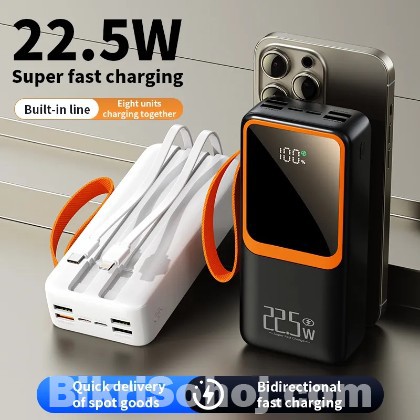 Matrix M10-10000mAh Power Bank Fast Charging 22.5W- Built-in